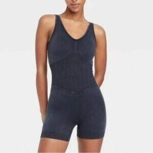 JoyLab Navy Shapewear Bodysuit